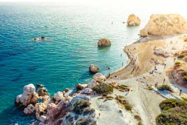 Wycieczka na plażę Skała Afrodyty [35] z Pafos